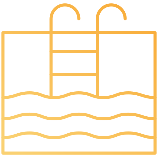 Swimming pool Generic gradient outline icon