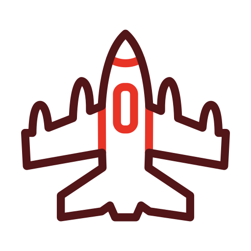 Jet Generic color outline icon