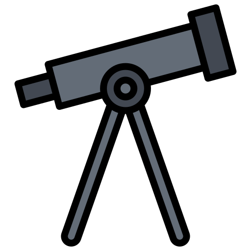 telescoop Generic color lineal-color icoon