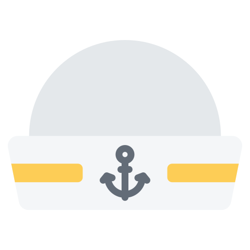 berretto da marinaio Generic color fill icona