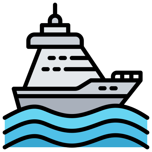 Yatch Generic color lineal-color icon