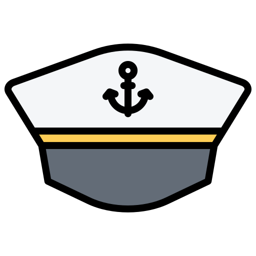 gorra de capitán Generic color lineal-color icono