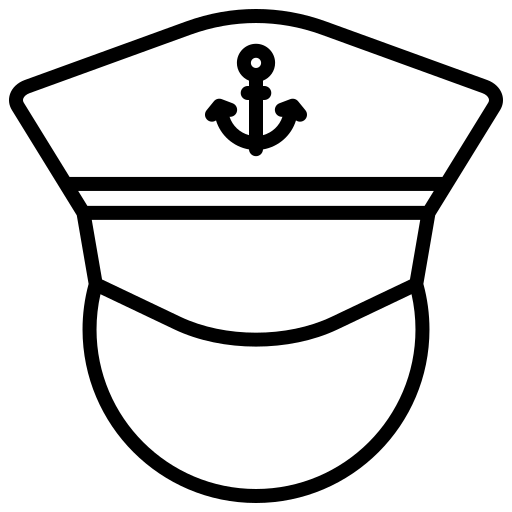 kapitän Generic black outline icon