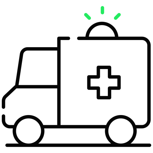 ambulanza Generic color outline icona