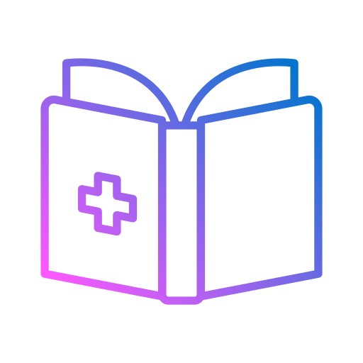 libro medico Generic gradient outline icona