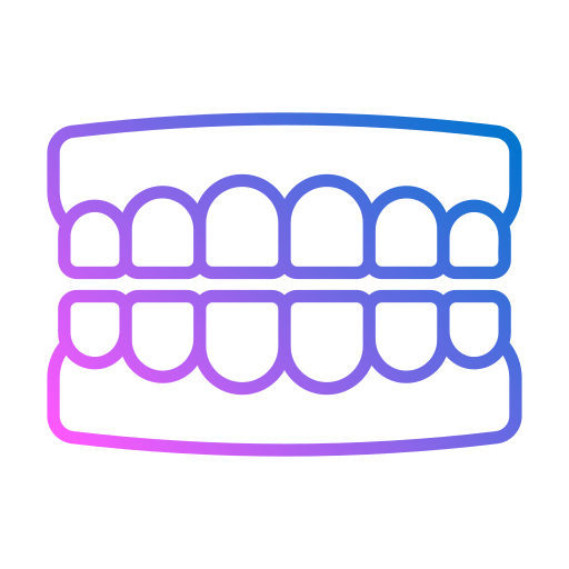 denti Generic gradient outline icona