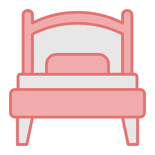 cama de solteiro Generic color lineal-color Ícone