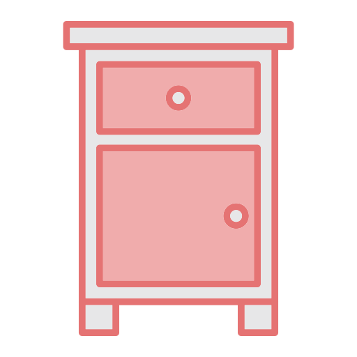 ベッドサイドテーブル Generic color lineal-color icon