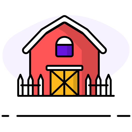 maison de ferme Generic color lineal-color Icône