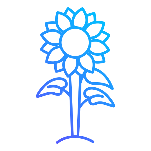 girasol Generic gradient outline icono