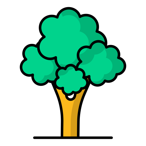 Árbol Generic color lineal-color icono