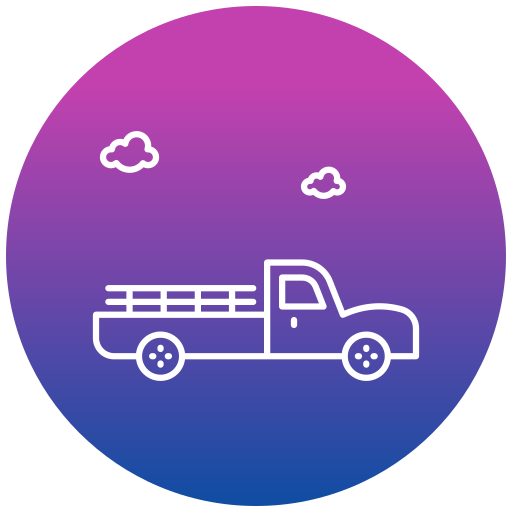 pick-up vrachtwagen Generic gradient fill icoon