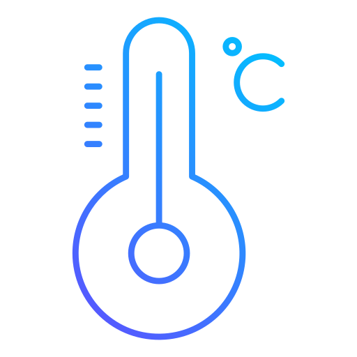température Generic gradient outline Icône
