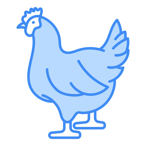 Курица Generic color lineal-color иконка