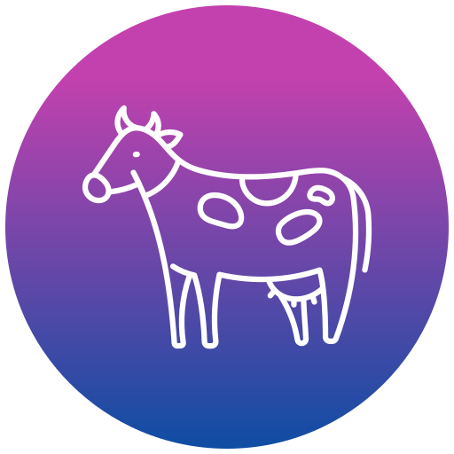 vaca Generic gradient fill icono