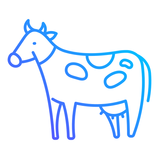 Корова Generic gradient outline иконка
