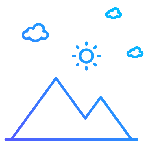 日の出 Generic gradient outline icon