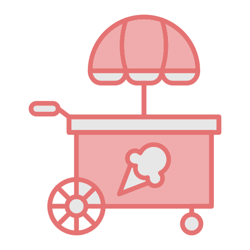 Ice cream cart Generic color lineal-color icon