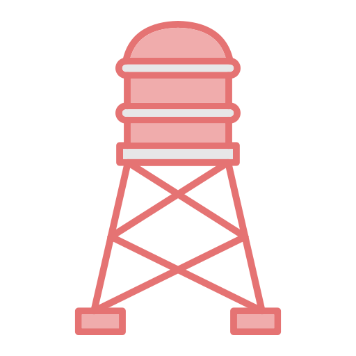 torre dell'acqua Generic color lineal-color icona
