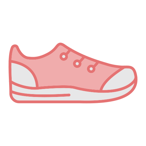 zapatilla de deporte Generic color lineal-color icono