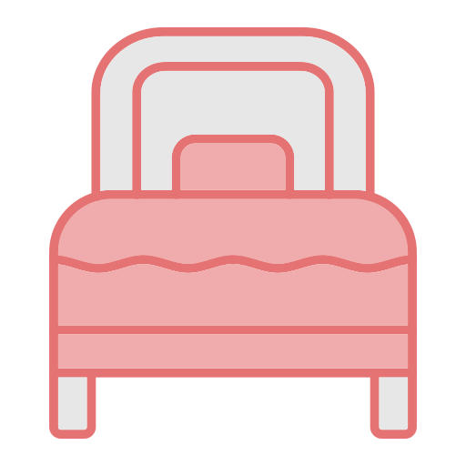 cama individual Generic color lineal-color icono