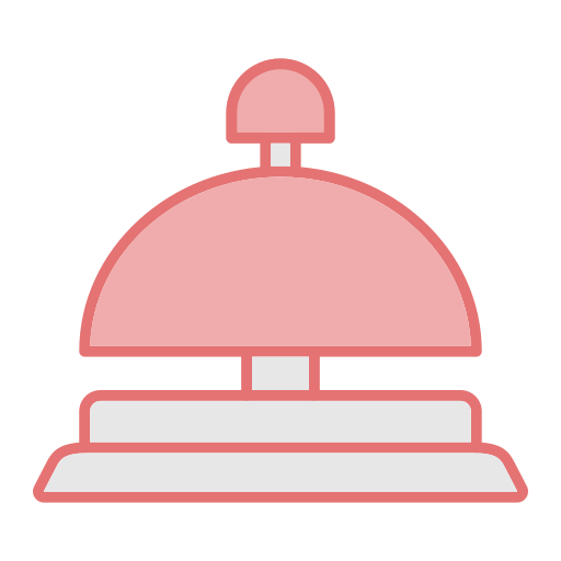 dzwonek hotelowy Generic color lineal-color ikona