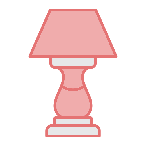 Table lamp Generic color lineal-color icon