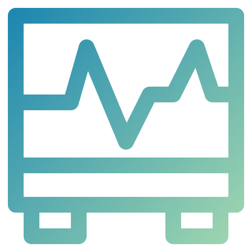 cardiogramma Generic gradient outline icona