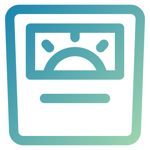 Weight scale Generic gradient outline icon