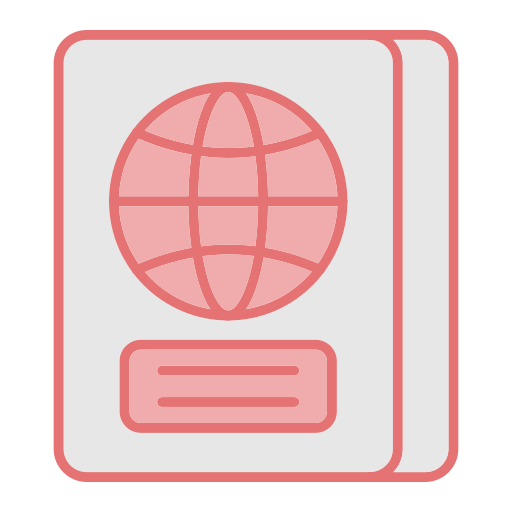 パスポート Generic color lineal-color icon