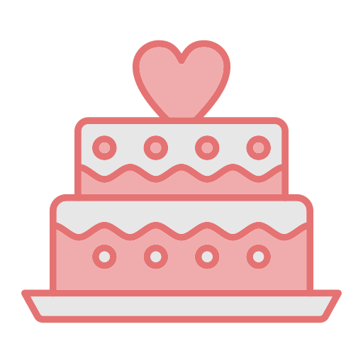 Свадебный пирог Generic color lineal-color иконка