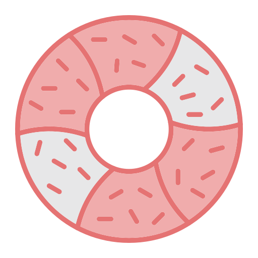 bagel Generic color lineal-color icoon