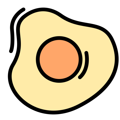 huevo frito Generic color lineal-color icono
