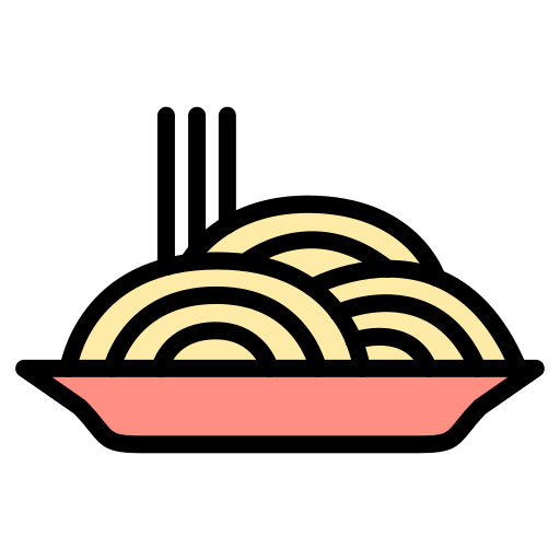 Spaghetti Generic color lineal-color icon
