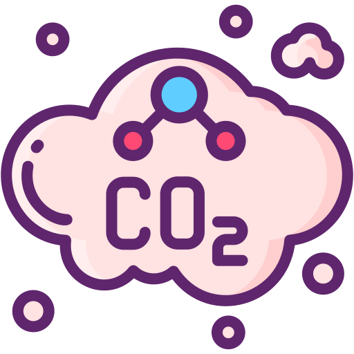Carbon monoxide Generic color lineal-color icon