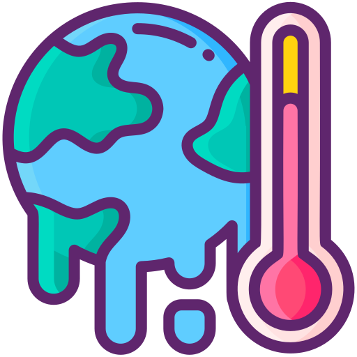 Глобальное потепление Generic color lineal-color иконка