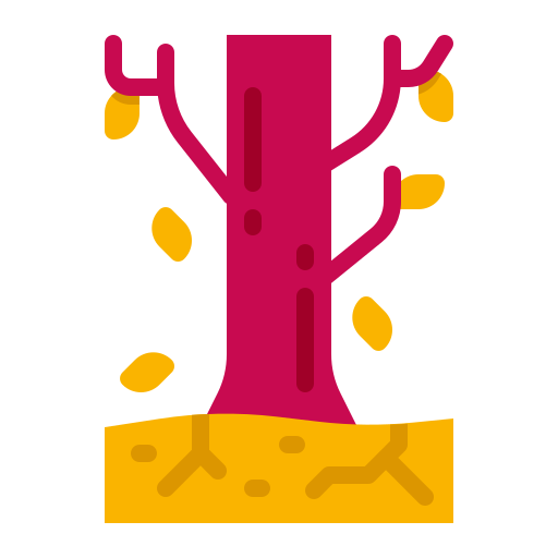 Мертвое дерево Generic color fill иконка