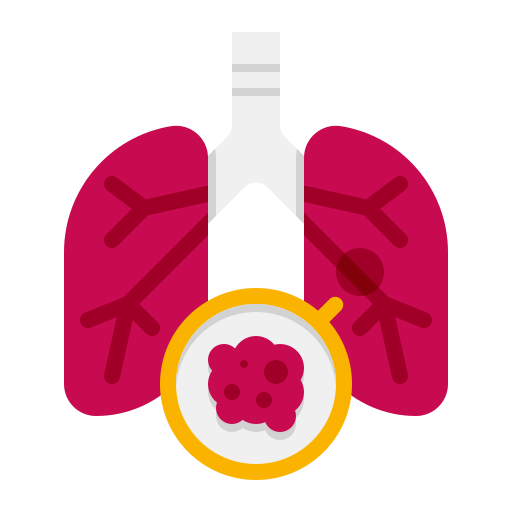 rak płuc Generic color fill ikona