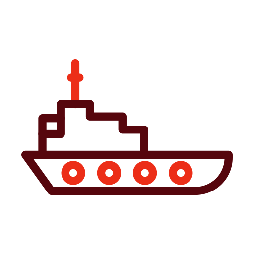 schip Generic color outline icoon