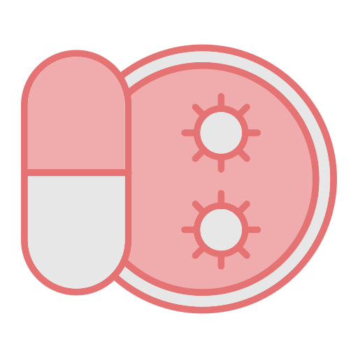 antibiotica Generic color lineal-color icoon
