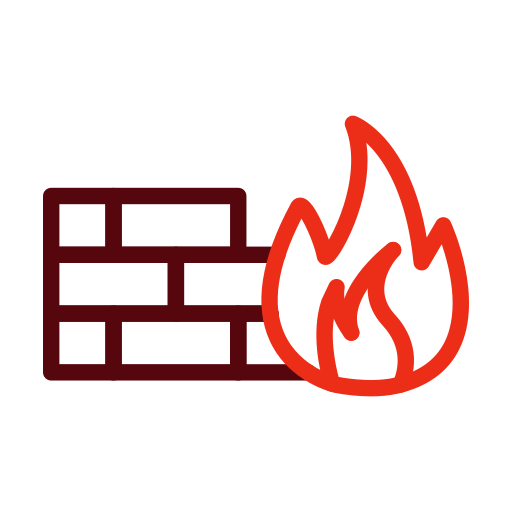 firewall Generic color outline icon