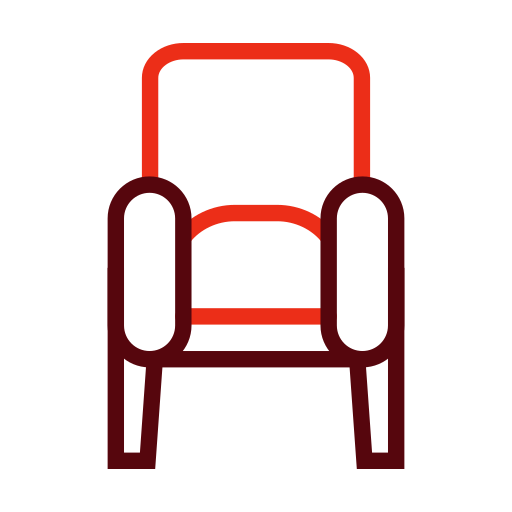sillón Generic color outline icono