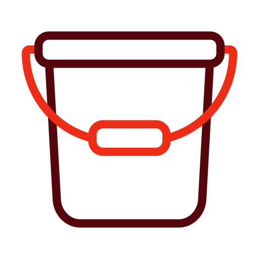 Water bucket Generic color outline icon