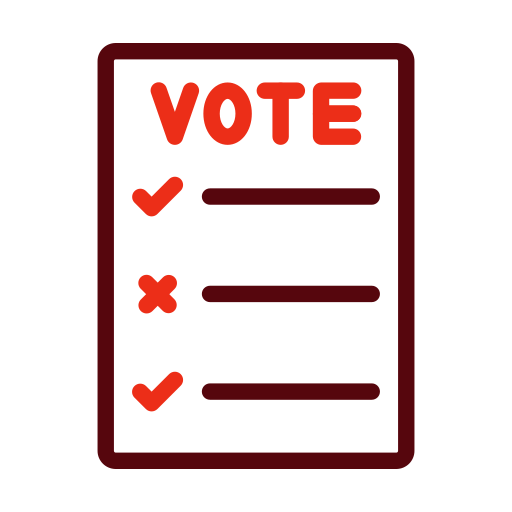 Ballot Generic color outline icon