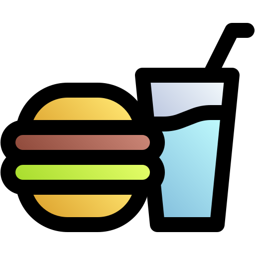 fast food Generic gradient lineal-color Icône