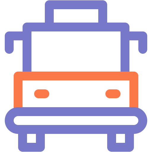 autobus szkolny Generic color outline ikona