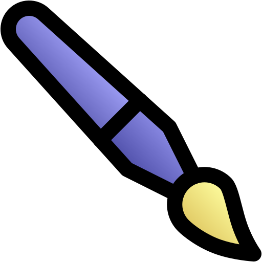 브러시 Generic gradient lineal-color icon
