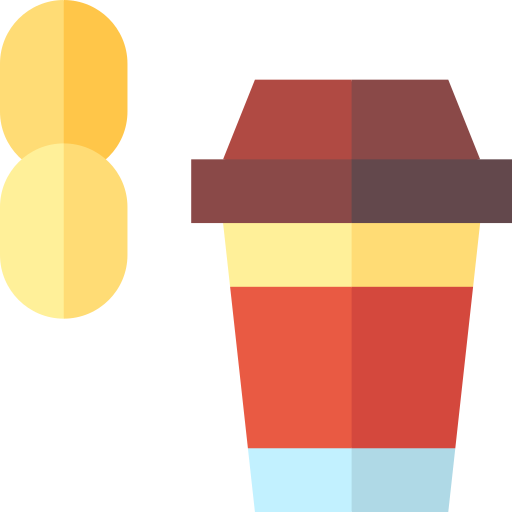 Latte Basic Straight Flat icon
