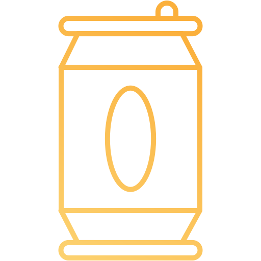 맥주 캔 Generic gradient outline icon