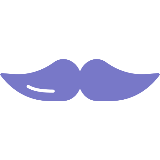 mostache Generic color fill icoon